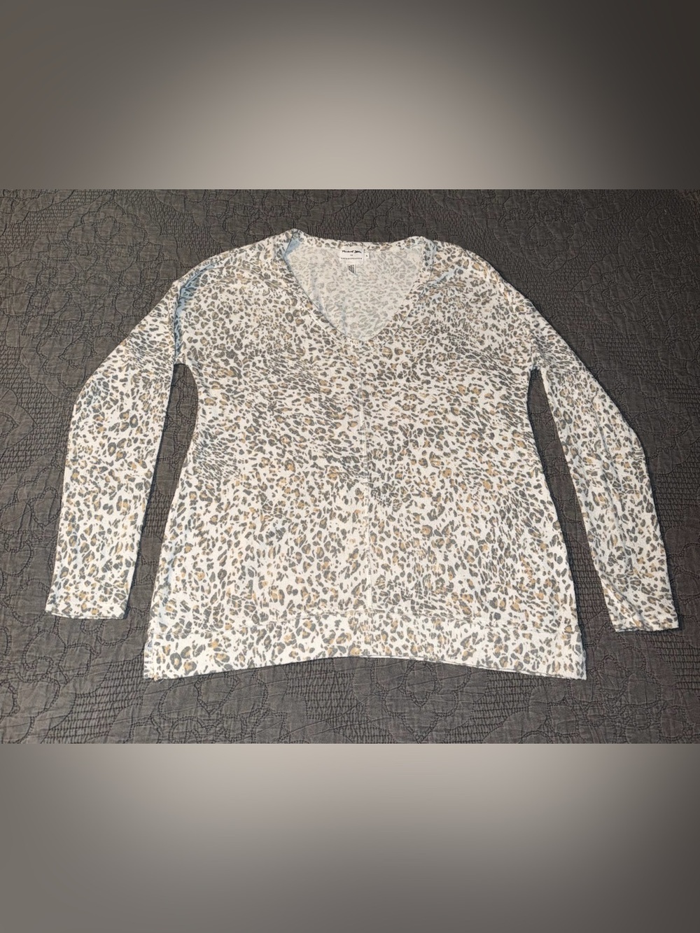 Michael Stars For Anthropologie Leopard Sweater Women’s Size-L